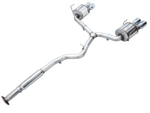 Subaru WRX Performance Exhaust - AWE Tuning - Cat-Back Touring - Chrome Silver - `22-`27